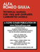 Alfa Romeo Giulia Technical Manual for 1962 and Onwards Carbureted Models - Agenda Bookshop