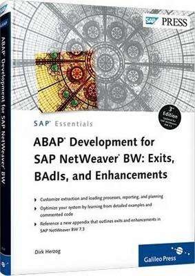 BAP Development for SAP NetWeaver BW: Exits, BAdls, and Enhancements - Agenda Bookshop