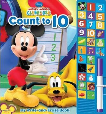 PI WRITE & ERASE SOUND BOOK: MICKEY 123 - Agenda Bookshop