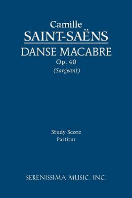 Danse Macabre, Op. 40 - Study Score - Agenda Bookshop