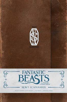 Fantastic Beasts and Where to Find Them: Newt Scamander Hardcover Ruled Journal - Agenda Bookshop