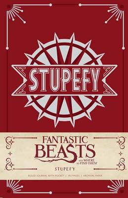 Fantastic Beasts and Where to Find Them: Stupefy Hardcover Ruled Journal - Agenda Bookshop