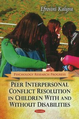 Peer Interpersonal Conflict Resolution in Children With & Without Disabilities - Agenda Bookshop