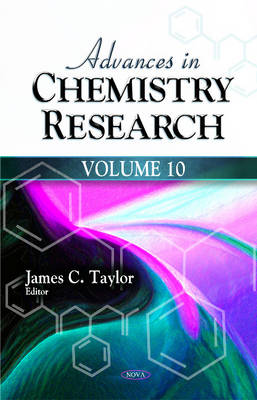 Advances in Chemistry Research: Volume 10 - Agenda Bookshop