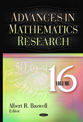 Advances in Mathematics Research: Volume 16 - Agenda Bookshop