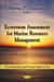 Ecosystem Assessment for Marine Resource Management - Agenda Bookshop