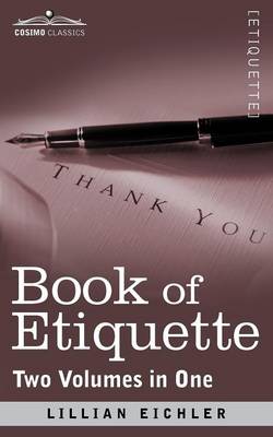 Book of Etiquette (Two Volumes in One) - Agenda Bookshop