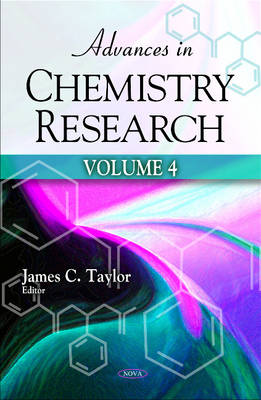 Advances in Chemistry Research: Volume 4 - Agenda Bookshop