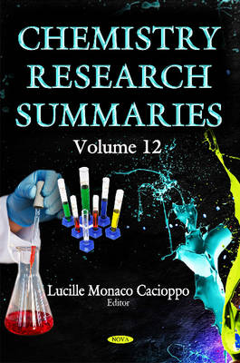 Chemistry Research Summaries: Volume 12 - Agenda Bookshop