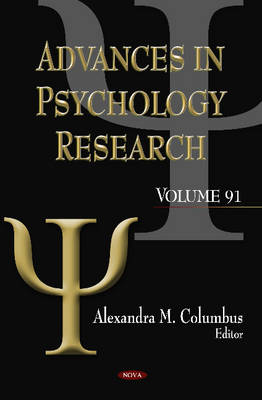 Advances in Psychology Research: Volume 91 - Agenda Bookshop