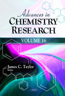 Advances in Chemistry Research: Volume 16 - Agenda Bookshop