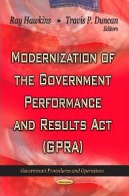 Modernization of the Government Performance & Results Act (GPRA) - Agenda Bookshop