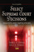 Select Supreme Court Decisions: Analyses & Implications - Agenda Bookshop