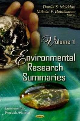 Environmental Research Summaries: Volume 1 - Agenda Bookshop