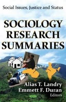 Sociology Research Summaries - Agenda Bookshop