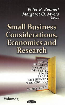 Small Business Considerations, Economics & Research: Volume 3 - Agenda Bookshop