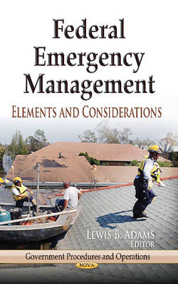 Federal Emergency Management: Elements & Considerations - Agenda Bookshop