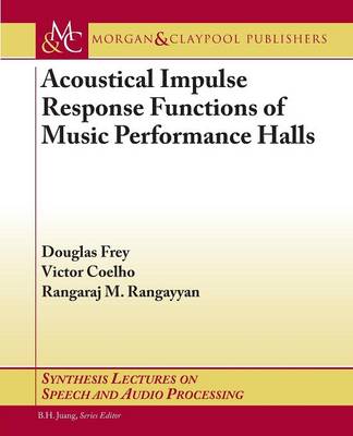 Acoustical Impulse Response Functions of Music Performance Halls - Agenda Bookshop