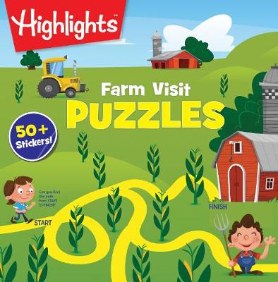 Farm Visit Puzzles: Solve the Hidden Pictures puzzles and fill in the silly stories with stickers! - Agenda Bookshop