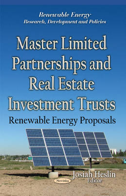 Master Limited Partnerships & Real Estate Investment Trusts: Renewable Energy Proposals - Agenda Bookshop