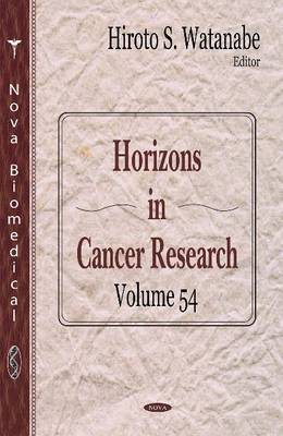 Horizons in Cancer Research. Volume 54 - Agenda Bookshop