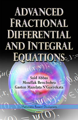 Advanced Fractional Differential & Integral Equations - Agenda Bookshop