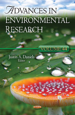 Advances in Environmental Research: Volume 44 - Agenda Bookshop