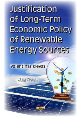 Justification of Long-Term Economic Policy of Renewable Energy Sources - Agenda Bookshop