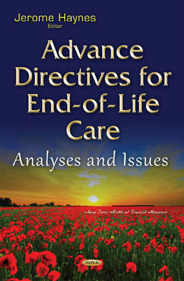 Advance Directives for End-of-Life Care: Analyses & Issues - Agenda Bookshop