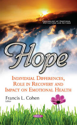 Hope: Individual Differences, Role in Recovery & Impact on Emotional Health - Agenda Bookshop