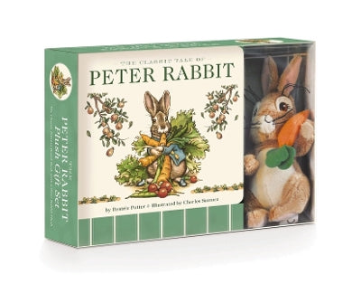 The Peter Rabbit Plush Gift Set (The Revised Edition): Includes the Classic Edition Board Book + Plush Stuffed Animal Toy Rabbit Gift Set - Agenda Bookshop