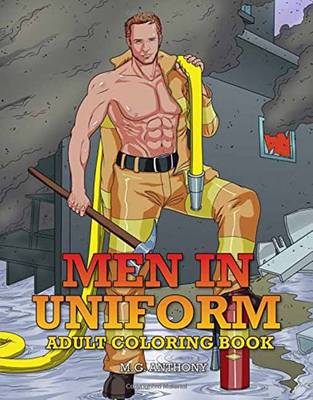 Men in Uniform Adult Coloring Book - Agenda Bookshop