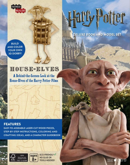 Incredibuilds : Harry Potter: House-Elves Deluxe Book and Model Set - Agenda Bookshop