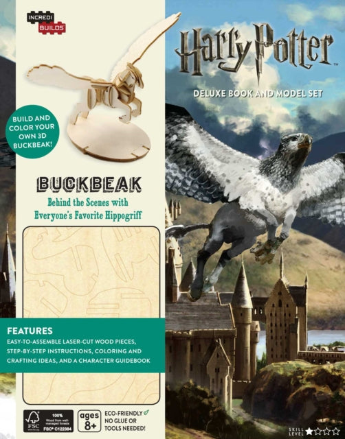 IncrediBuilds: Harry Potter: Buckbeak Deluxe Book and Model Set - Agenda Bookshop
