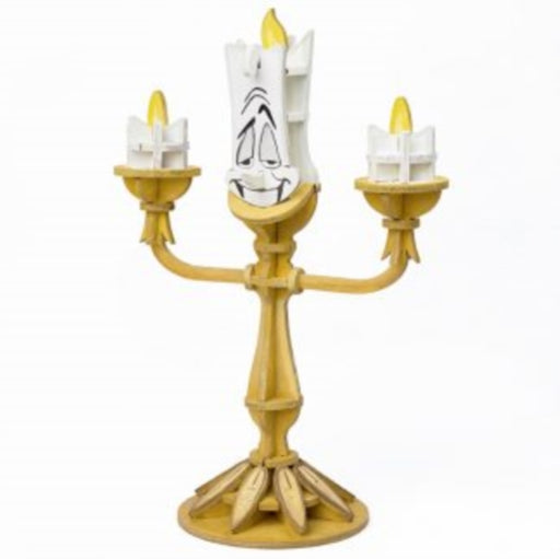 IncrediBuilds: Disney''s Beauty and the Beast: Lumiere 3D Wood Model and Book - Agenda Bookshop