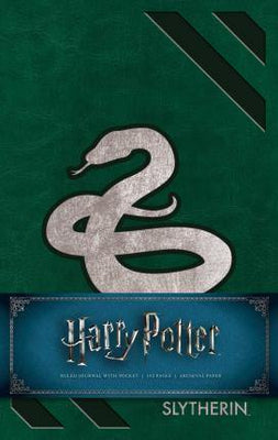 Harry Potter Slytherin Hardcover Ruled Journal: Redesign - Agenda Bookshop