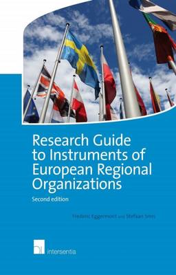 Research Guide to Instruments of European Regional Organizations - Agenda Bookshop