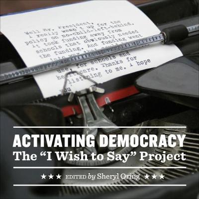 Activating Democracy: The  I Wish to Say  Project - Agenda Bookshop