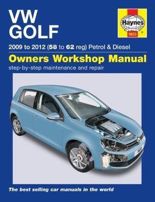 VW Golf Petrol and Diesel (09 - 12) 58 to 62 - Agenda Bookshop