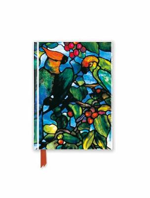 Tiffany: Parrots Transom (Foiled Pocket Journal) - Agenda Bookshop