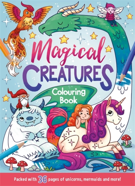 Magical Creatures Colouring Book - Agenda Bookshop