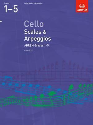 Cello Scales & Arpeggios, ABRSM Grades 1-5: from 2012 - Agenda Bookshop