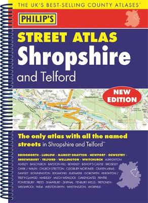 Philip''s Street Atlas Shropshire and Telford - Agenda Bookshop