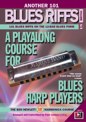 Another 101 Blues Riffs: 101 Blues Riffs on the 12-Bar Form: A Playalong Course for Blues Harp Players - Agenda Bookshop