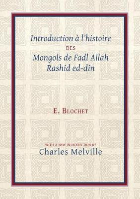 Introduction a l''Histoire des Mongols de Fadl Allah Rashid ed-din - Agenda Bookshop