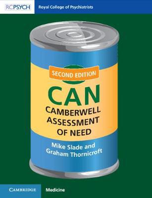 Camberwell Assessment of Need (CAN) - Agenda Bookshop