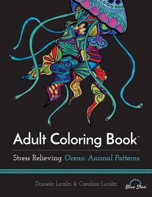 Adult Coloring Book: Ocean Animal Patterns - Agenda Bookshop