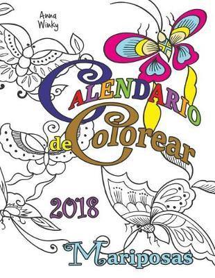 Calendario de Colorear 2018 Mariposas - Agenda Bookshop