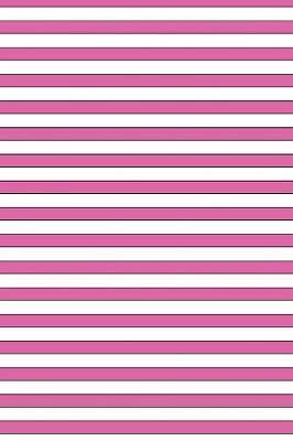 Lizzie Timewarp Notebook (pink and white striped) - Agenda Bookshop