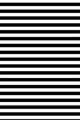 Lizzie Timewarp Notebook (black and white striped) - Agenda Bookshop